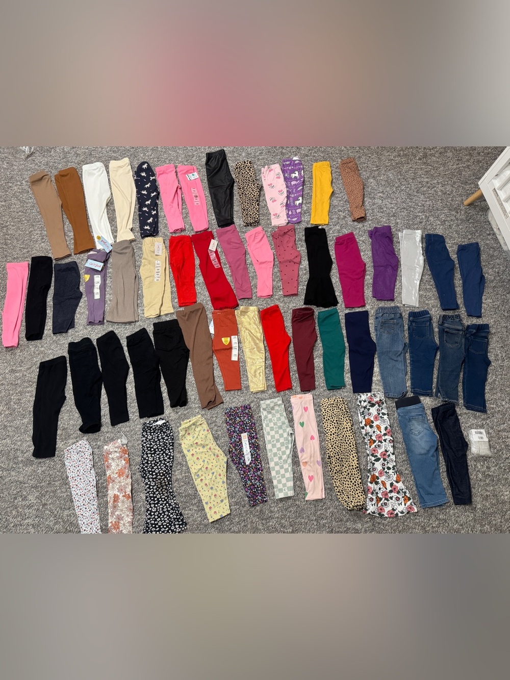 Assorted Kids Leggings Pack - Multicolor 58 pairs